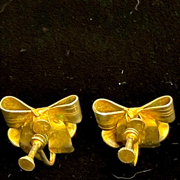 Vintagee 80s Christmas earrings - Picture 5 of 5